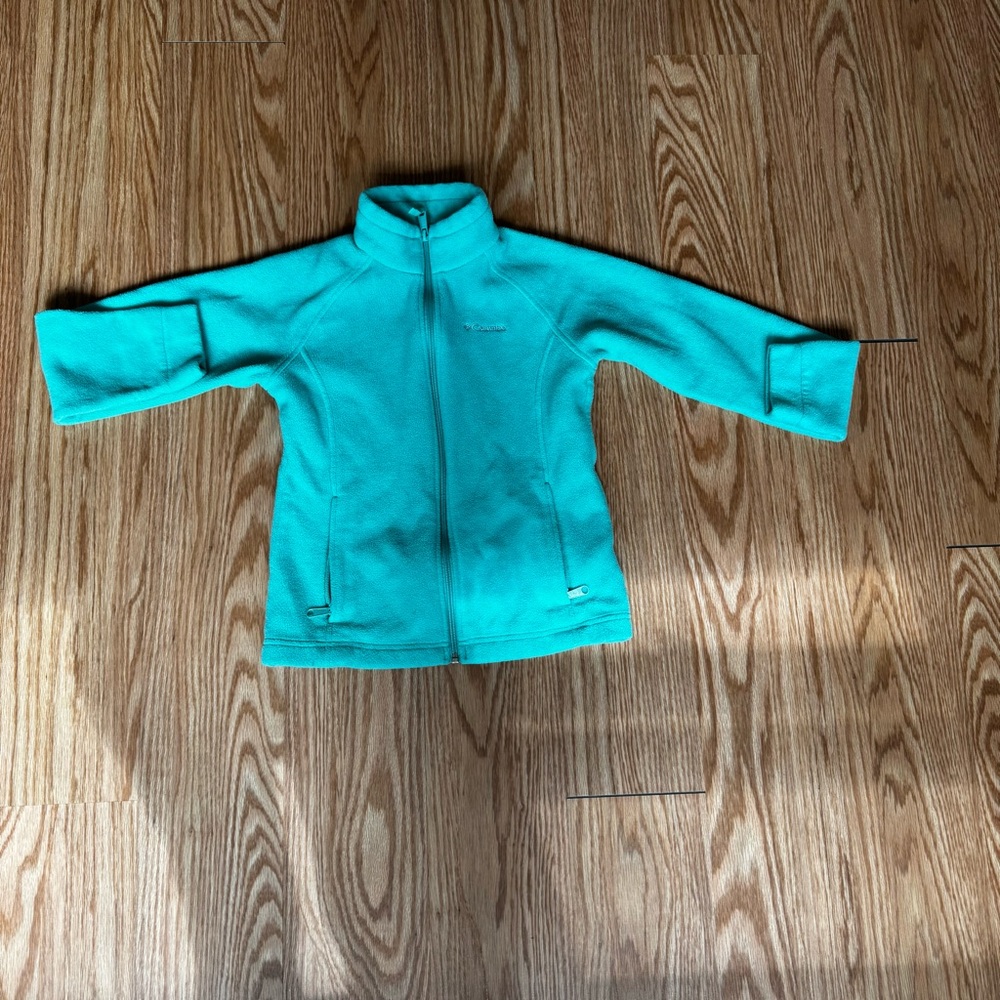 Columbia Turquoise Fleece Jacket